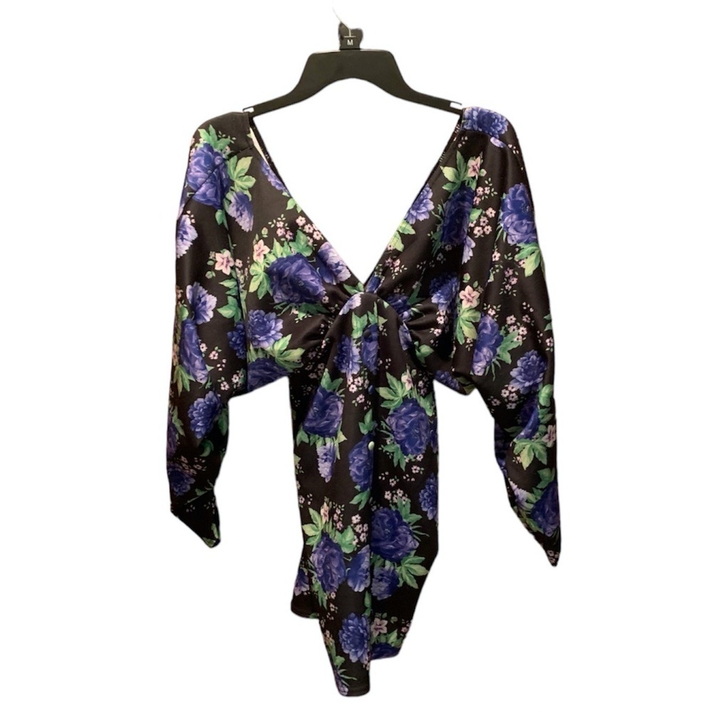 ASOS Design Petite Button Down Floral Mini Dress Size 0